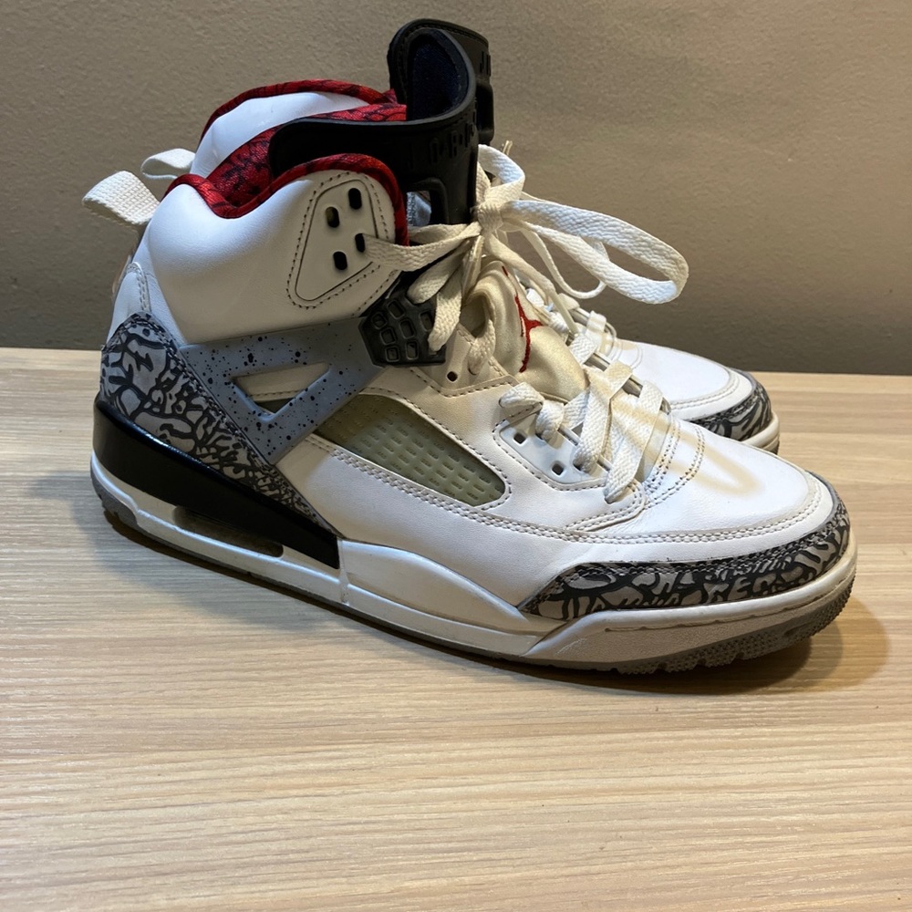 Jordan Spizike White Cement 2017 Used No Box Great Shape Mens 8